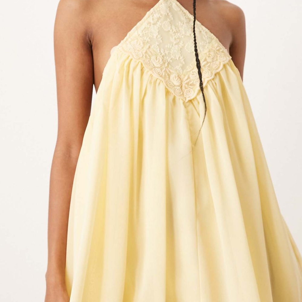 ASOS Cream Mini Dress